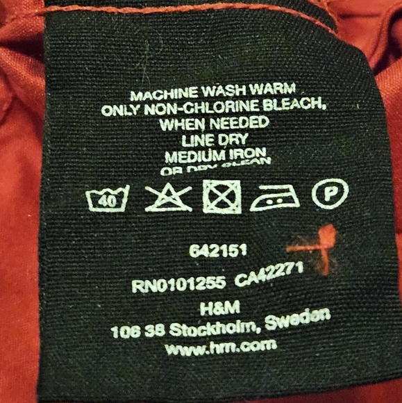 H&M Sleeveless Blouse Red - Picture 6 of 7